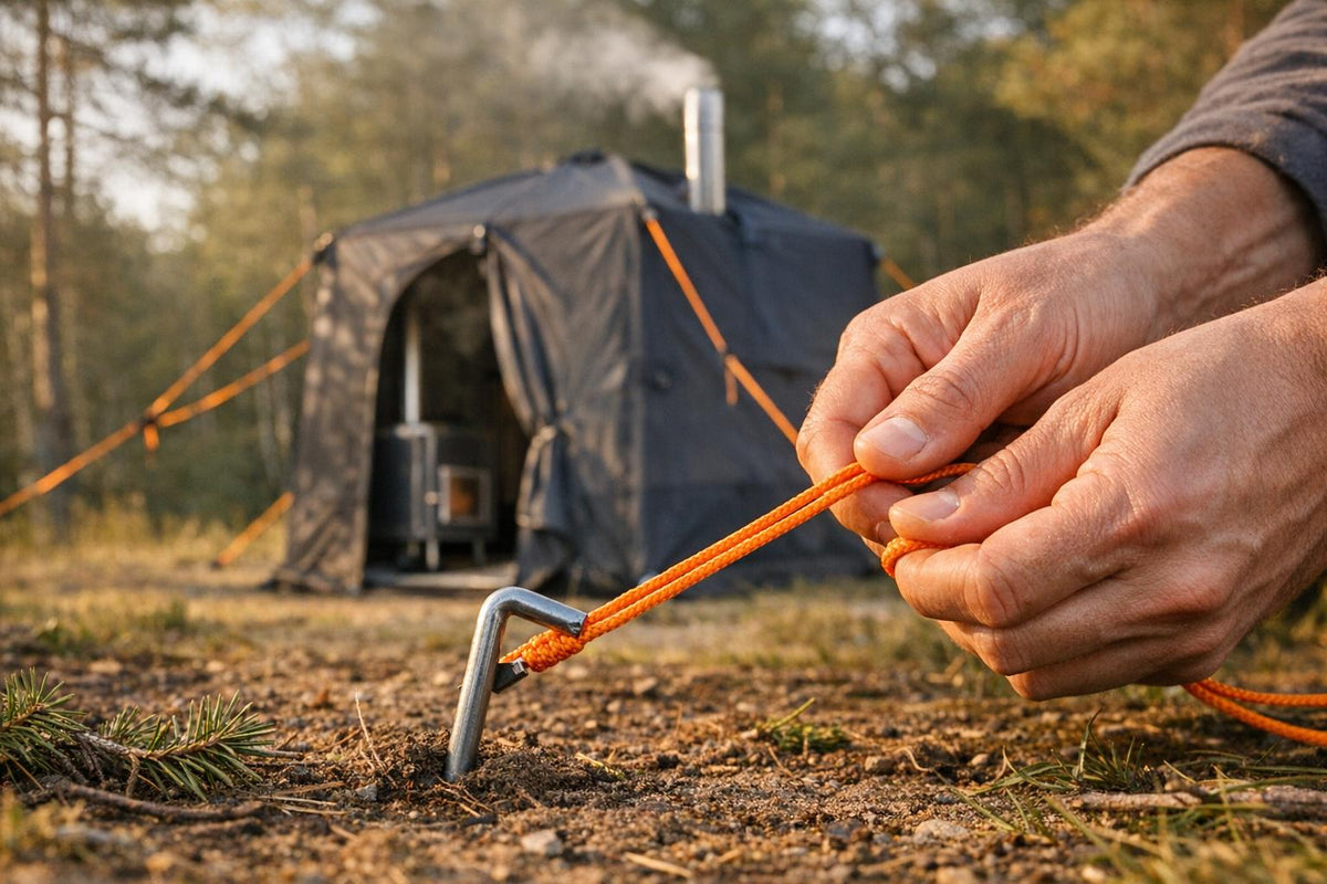 5 häufige Fehler beim Saunazelt-Aufbau vermeiden