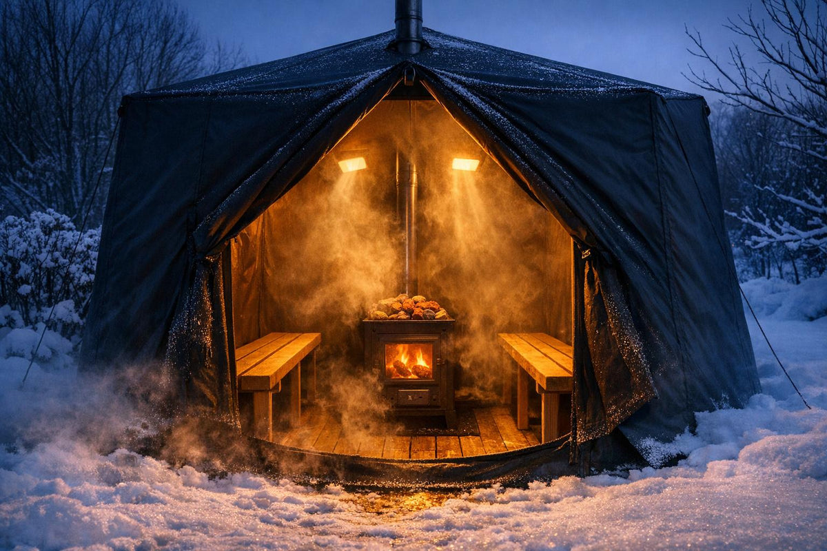 Warum Hitze in der Zeltsauna intensiver wirkt als in der Kellersauna
