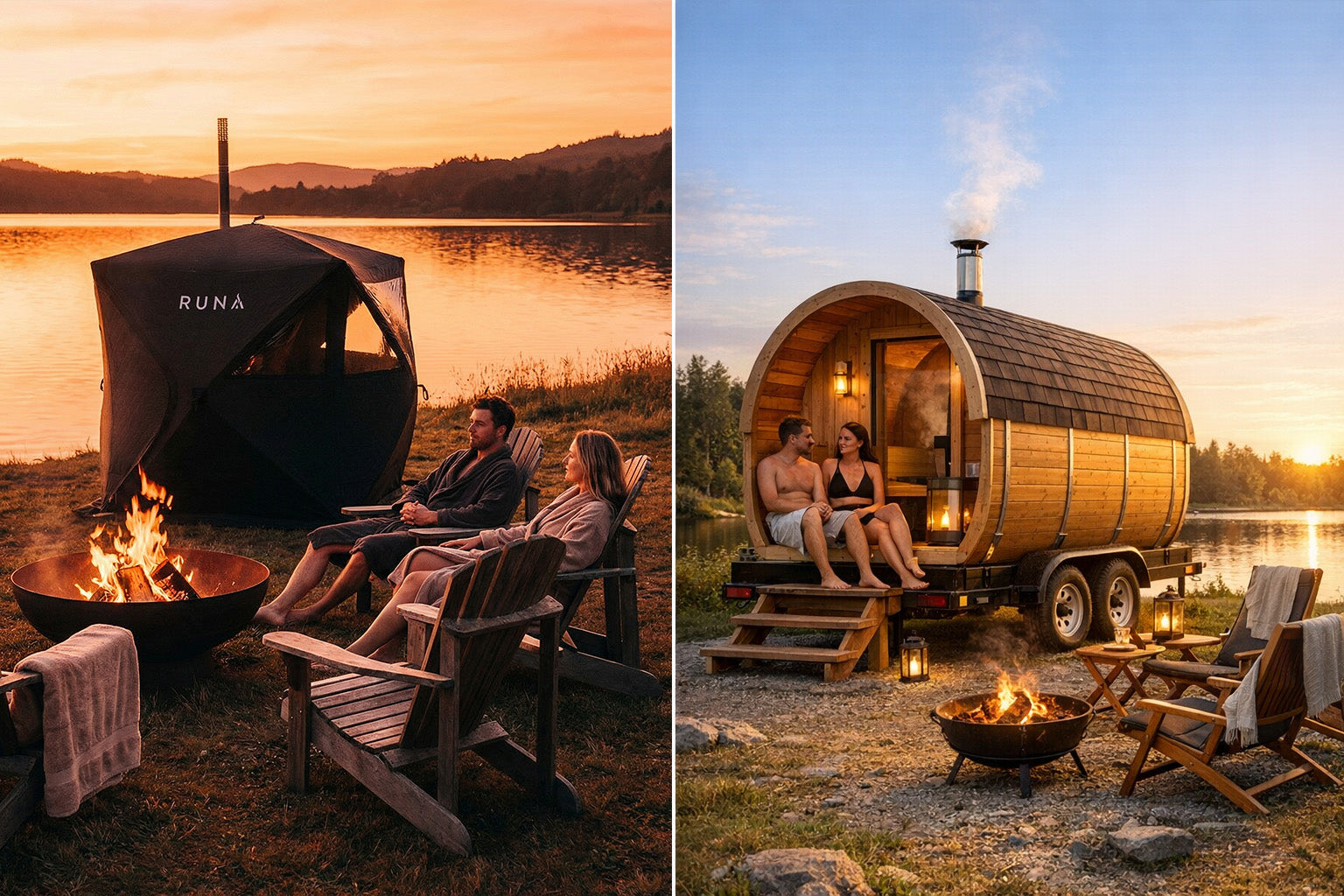 Mobile Sauna: Aufbauzeit vs. Leistung