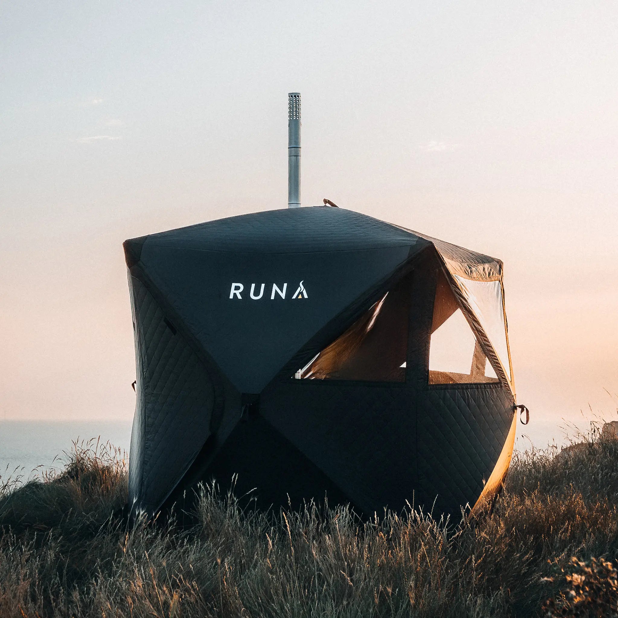 Zeltsauna direkt am Meer - Normandie