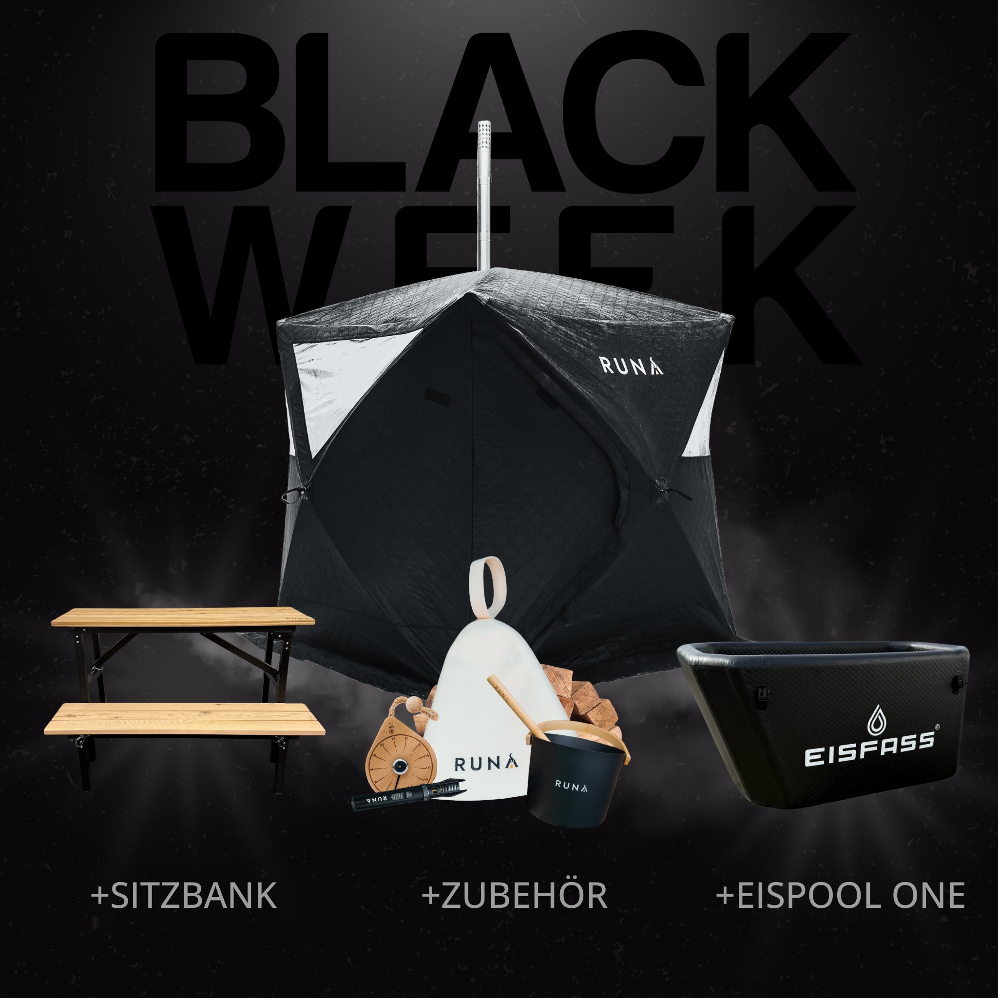 Sauna und Eisbad Kombi-Set für Wärme- und Kältetherapie - Angebot