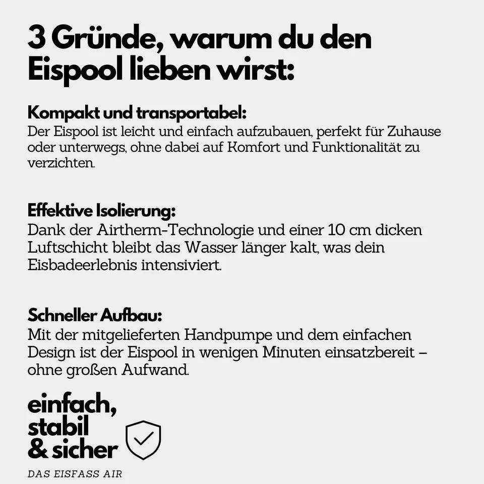 Eisfass One 3 Gründe warum eisbaden gesund ist