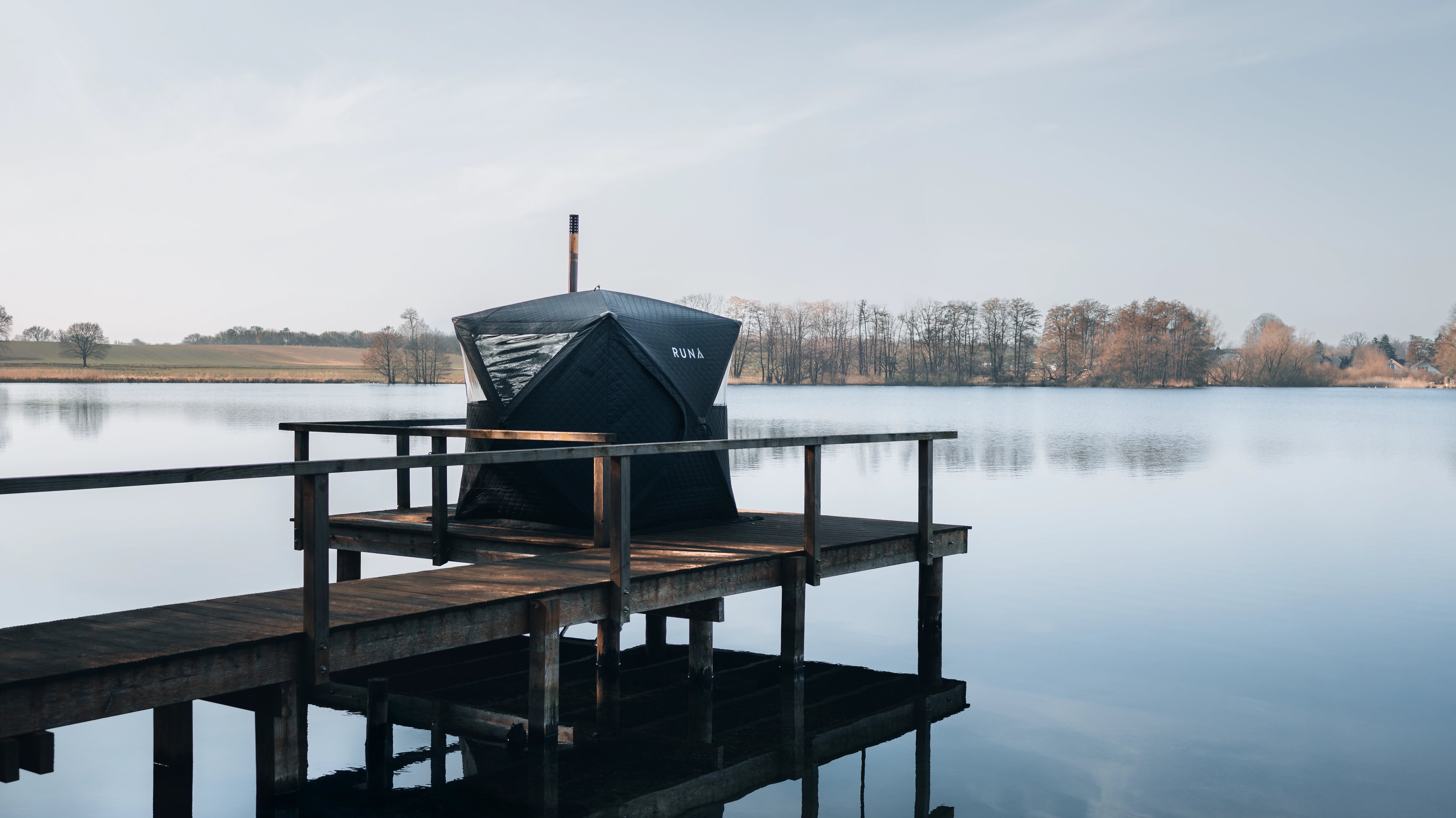 Zeltsauna direkt am See - RUNA - desktop