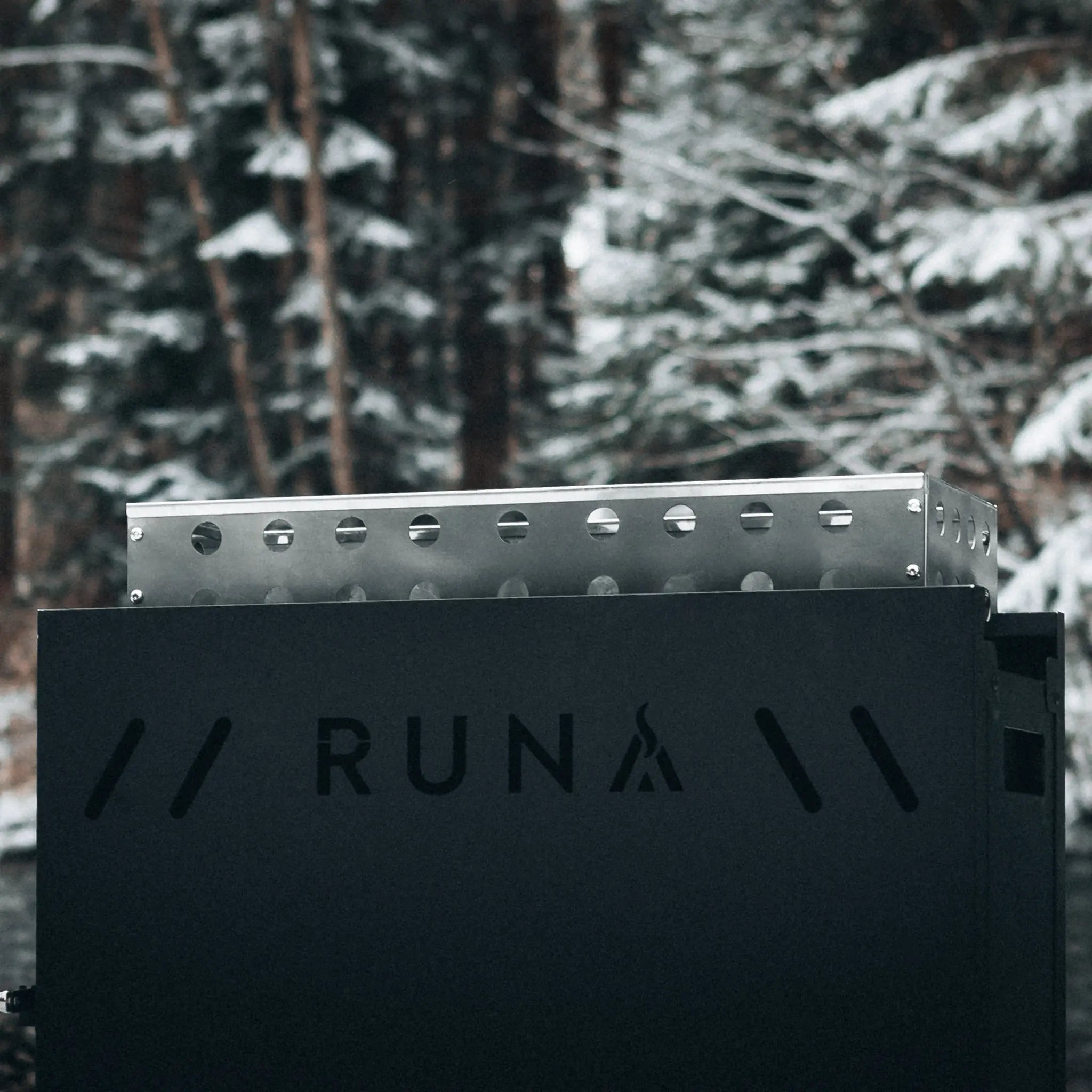 Saunaofen mit Steinkorb der RUNA Zeltsauna