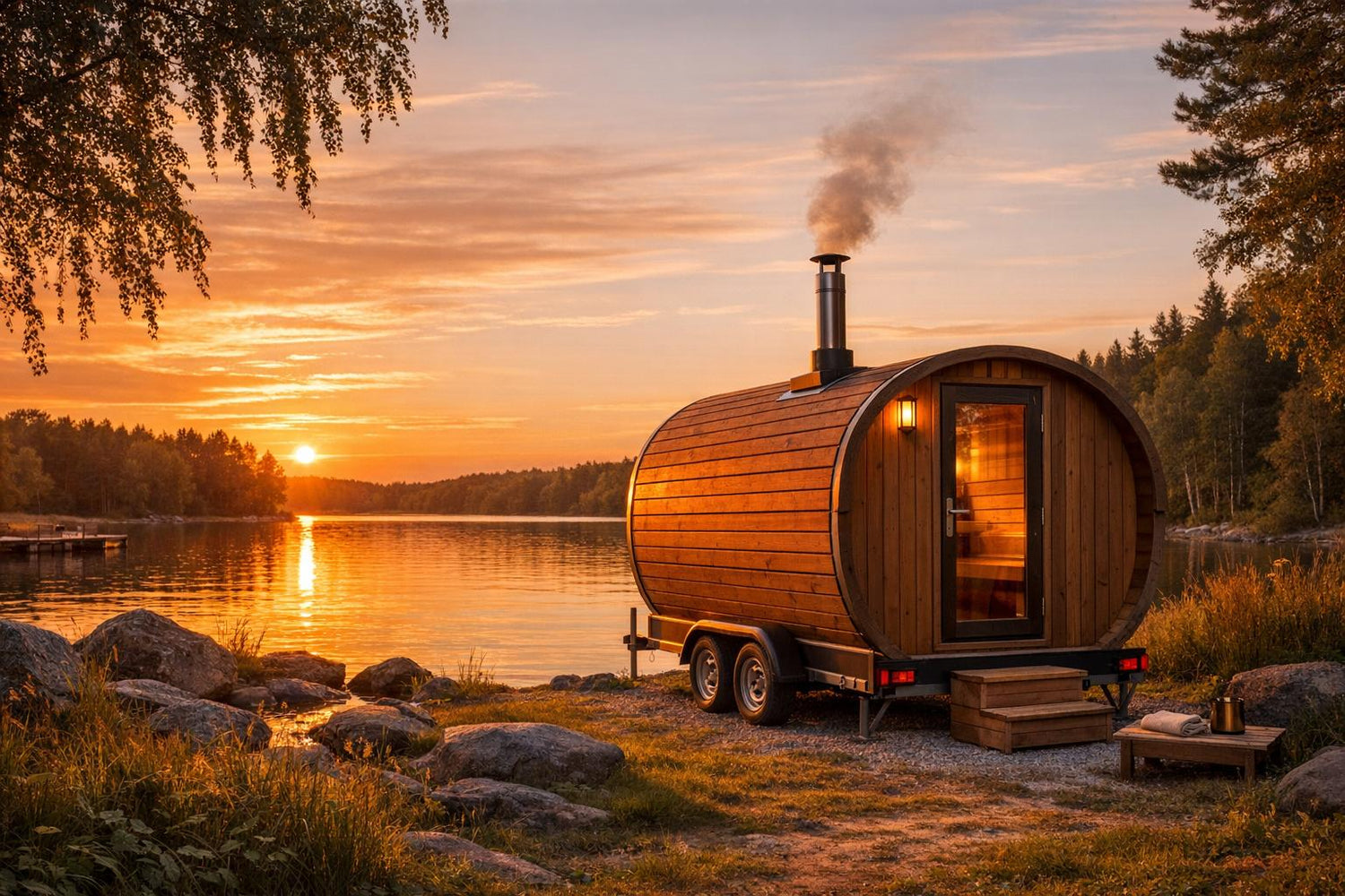 5 perfekte Orte für eine mobile Sauna