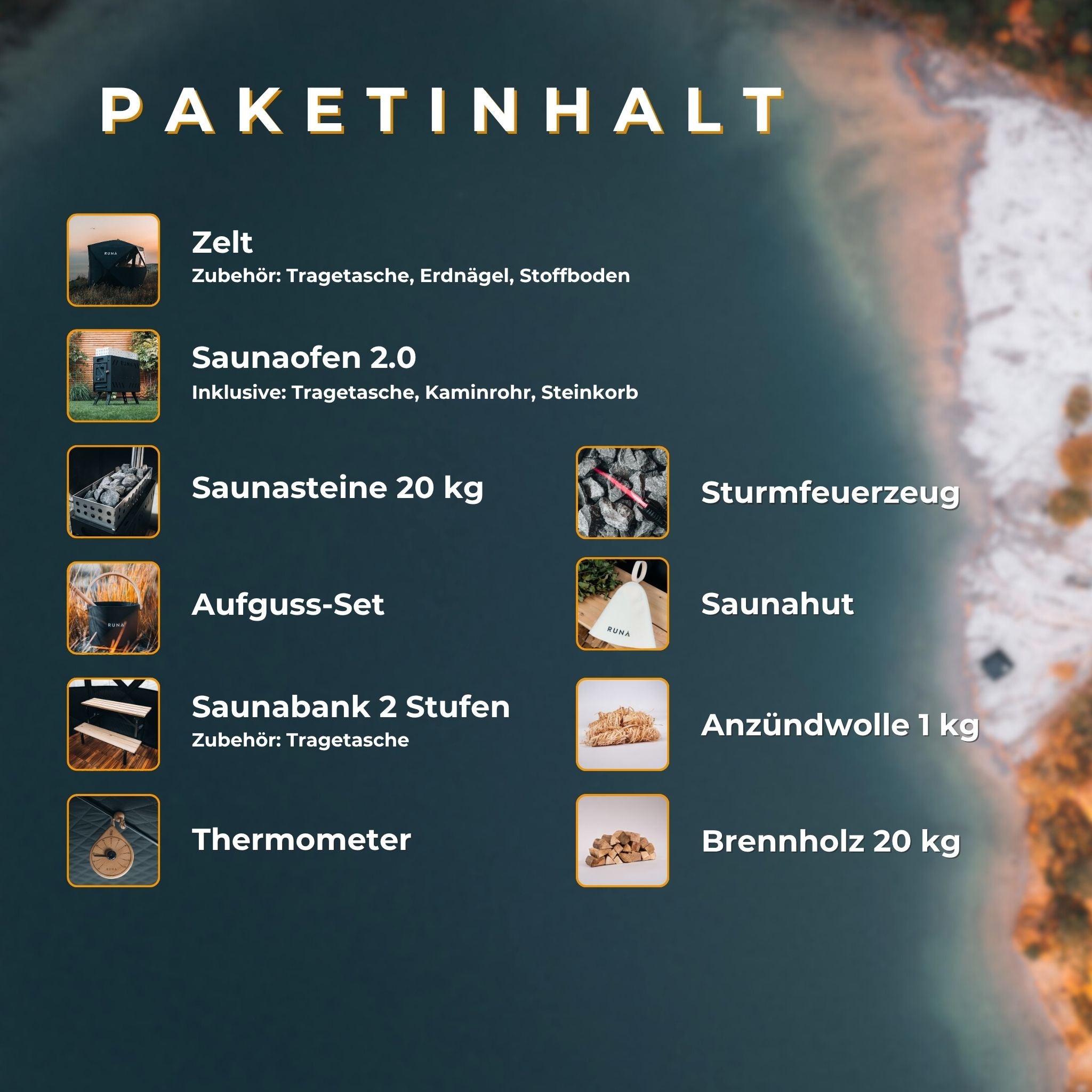 Paketinhalt Komplett Set Neu