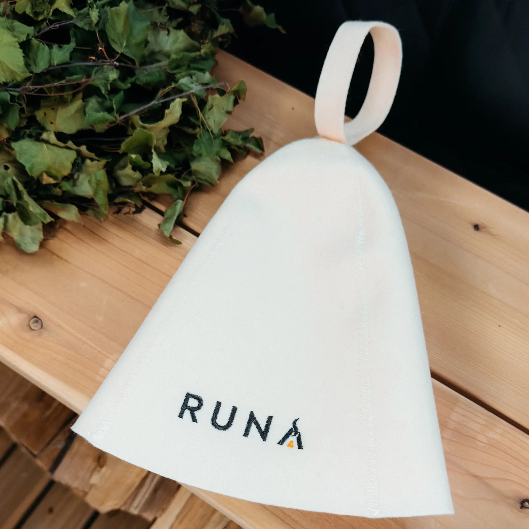 Saunahut aus Merinowolle