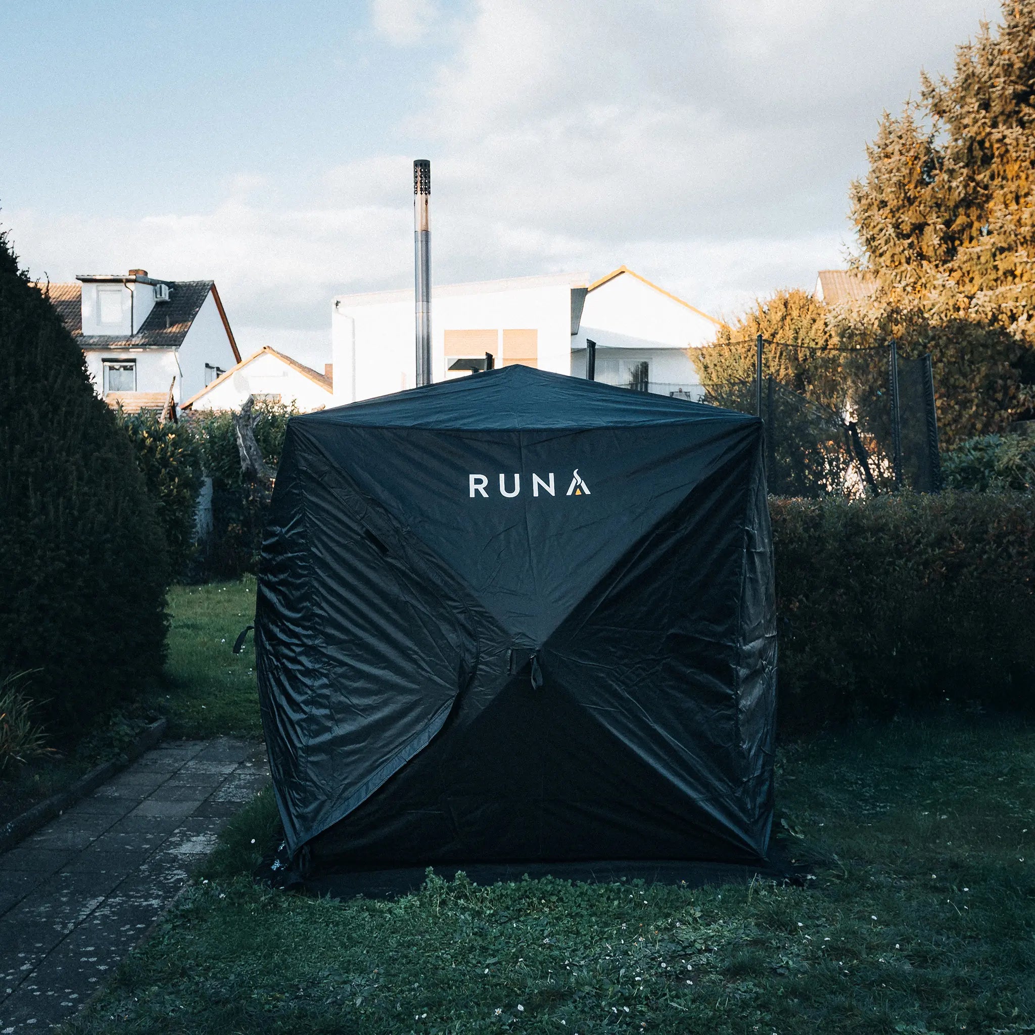 Wetterschutzplane für RUNA Zeltsauna – UV- und Regenschutz Outdoor